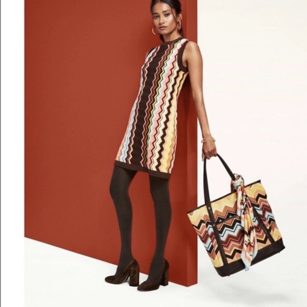 Missoni For Target Colorful Zigzag Pattern Dress - image 1